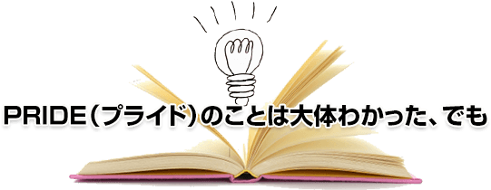 PRIDE（プライド）のことは大体わかった、でも